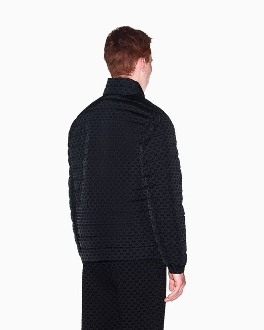 ARMANI EXCHANGE Blue Down Jacket for men
