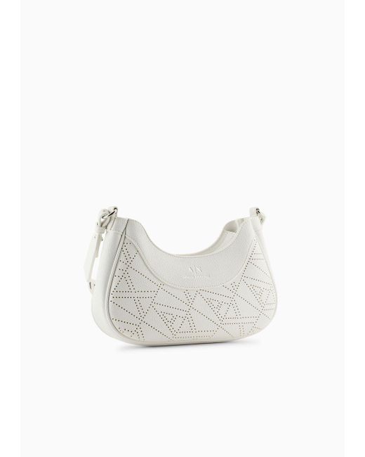 Armani Exchange White Crossbody Bags