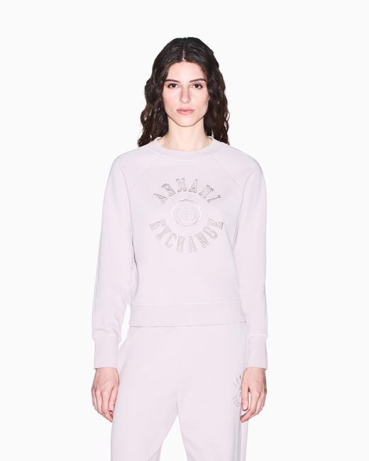 ARMANI EXCHANGE Pink Sweatshirt