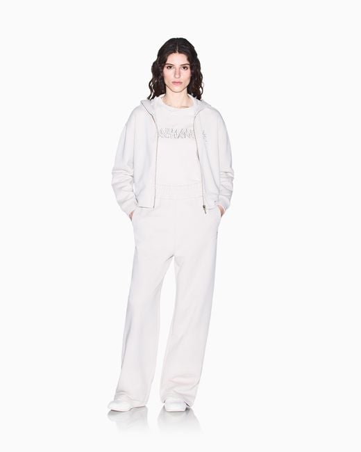 ARMANI EXCHANGE White Sweatshirt With Regular Fit