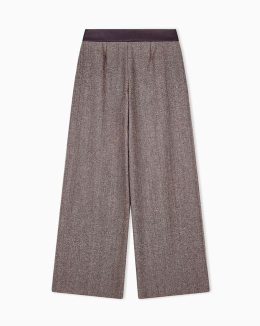 ARMANI EXCHANGE Gray Relaxed Fit Trouser