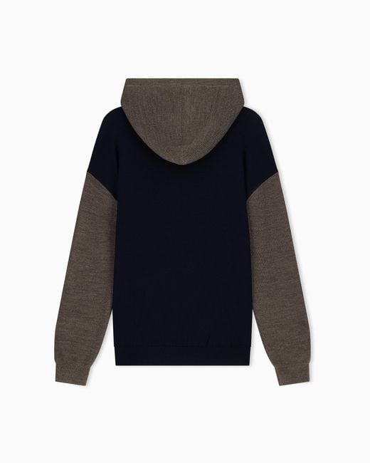 ARMANI EXCHANGE Blue Regular Fit Pullover for men