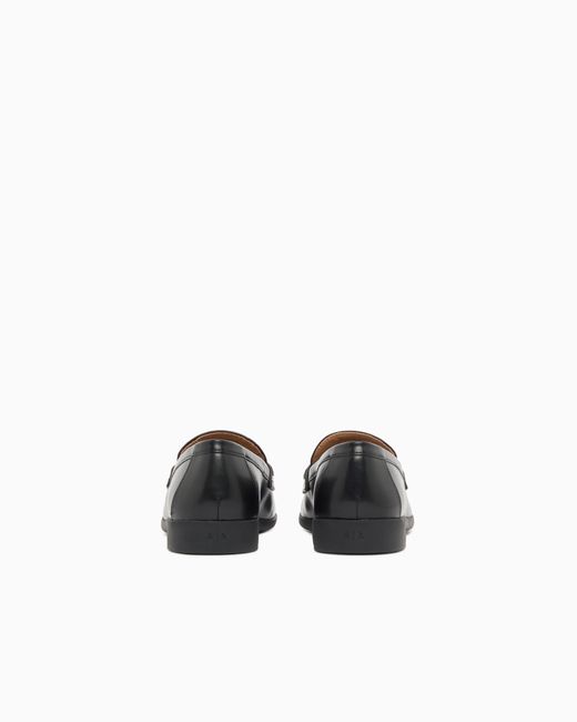 ARMANI EXCHANGE White Loafers