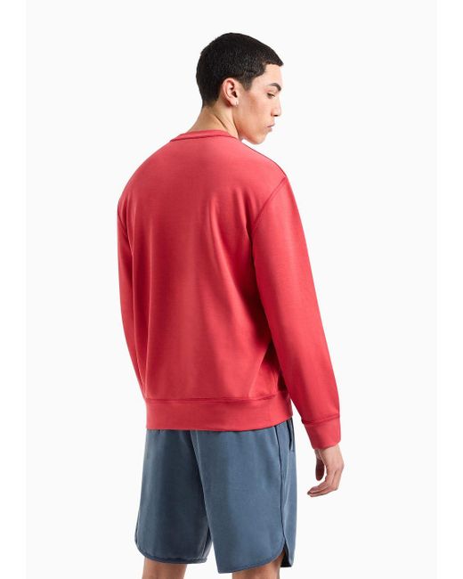 Armani Exchange Sweatshirts Ohne Kapuze in Red für Herren