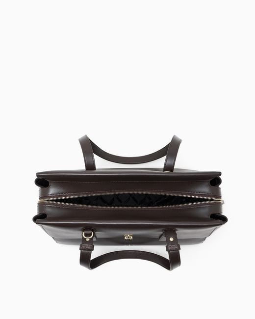 ARMANI EXCHANGE Black Tote Shopping Bag
