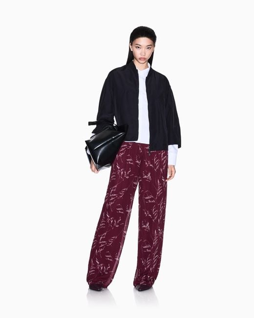 Blouson Ottoman Zippé ARMANI EXCHANGE en coloris Blue