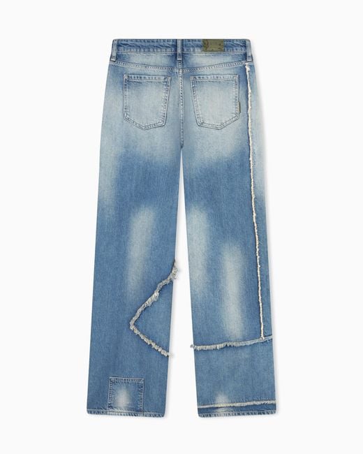ARMANI EXCHANGE Blue Relaxed Fit Jeans