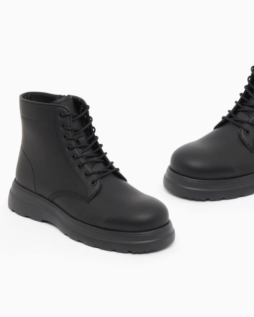 ARMANI EXCHANGE Black Boot for men