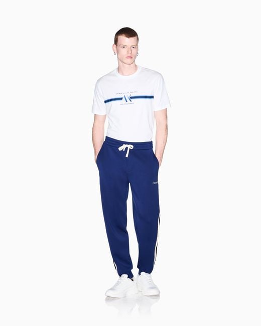 ARMANI EXCHANGE White Regular T-Shirt for men