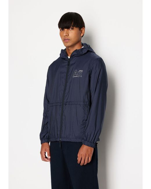 Armani Exchange Blouson Asv in Blue for Men | Lyst UK