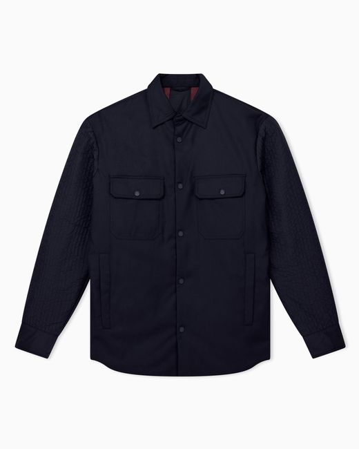 ARMANI EXCHANGE Blue Blouson Jacket for men