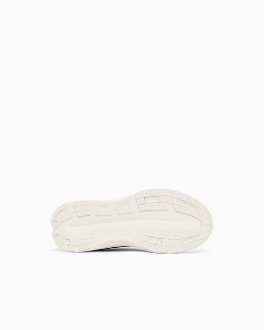 ARMANI EXCHANGE White Sneakers With Ripstop And Rubber Sole for men
