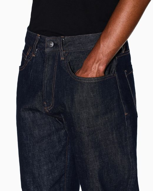 Jeans Regular Fit Cuciture A Contrasto di ARMANI EXCHANGE in Blue da Uomo