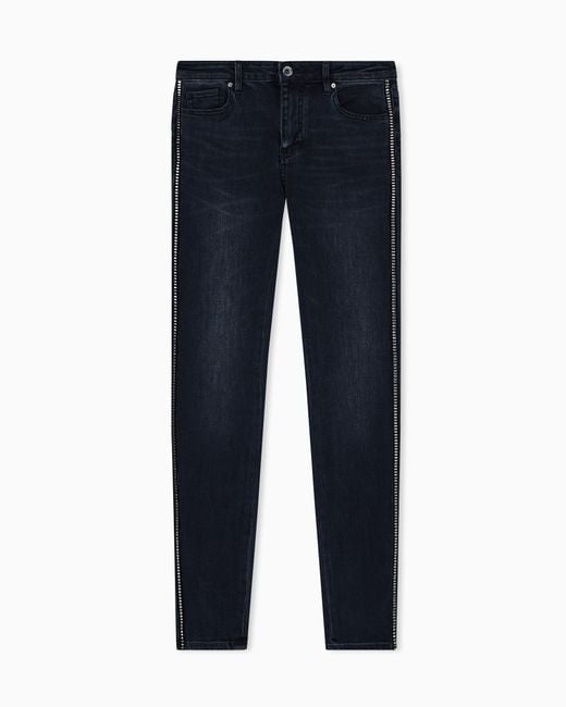 Jeans Super Skinny Ultra Stretch di ARMANI EXCHANGE in Blue