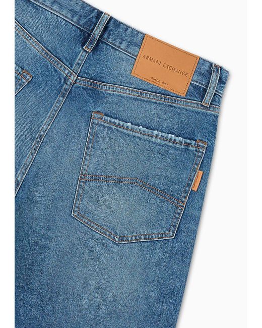 Jeans Fuselés Armani Exchange pour homme en coloris Blue
