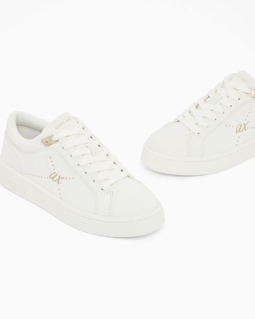 ARMANI EXCHANGE White Sneakers