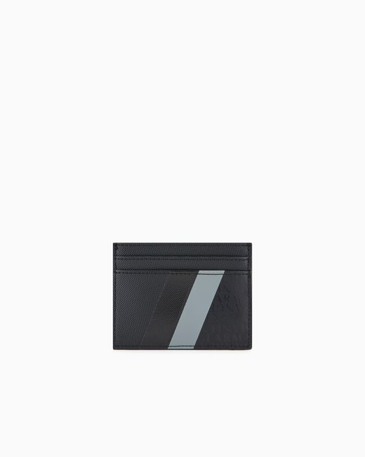 Porta Carte Con Monogramma E Strisce di ARMANI EXCHANGE in White da Uomo