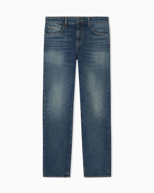 ARMANI EXCHANGE Blue Slim Fit Stretch Denim Jeans for men