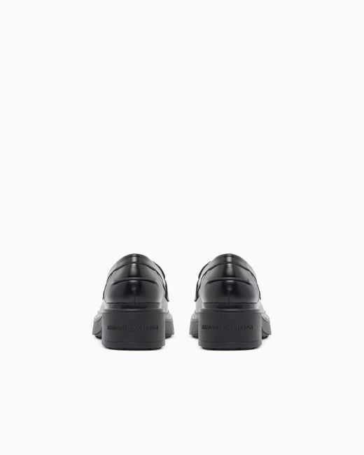 ARMANI EXCHANGE Black Loafer