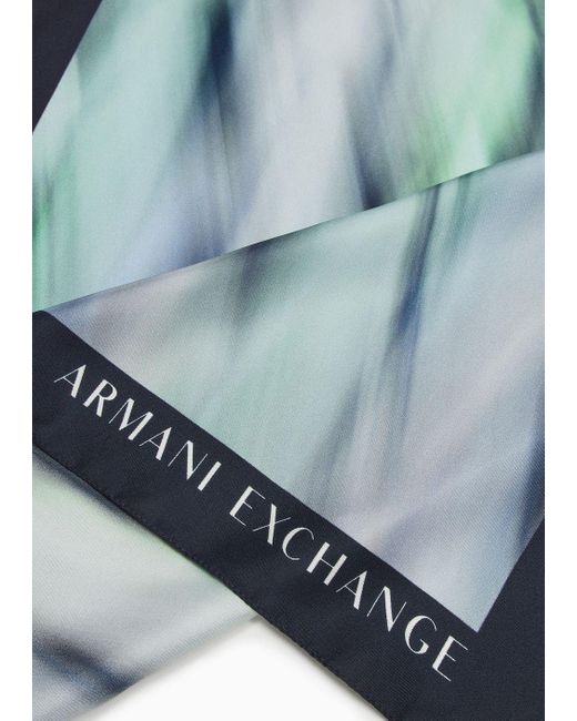 Armani Exchange Blue Foulards