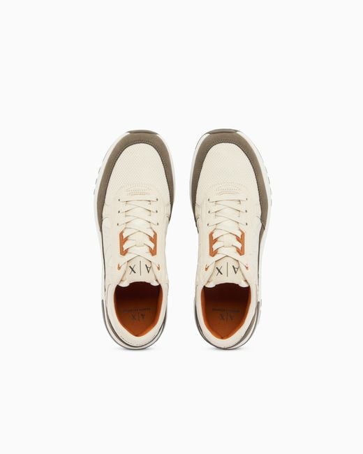 ARMANI EXCHANGE White Sneakers for men