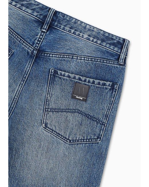 Armani Exchange Blue Relaxed Jeans for men