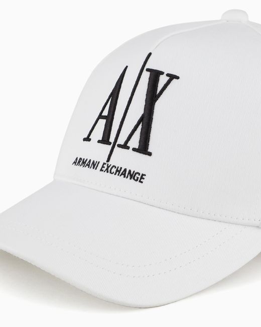 ARMANI EXCHANGE White Icon Project Visor Hat