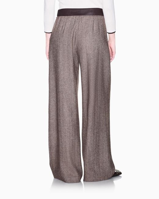 ARMANI EXCHANGE Gray Relaxed Fit Trouser