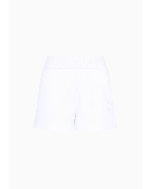 Armani Exchange White Shorts