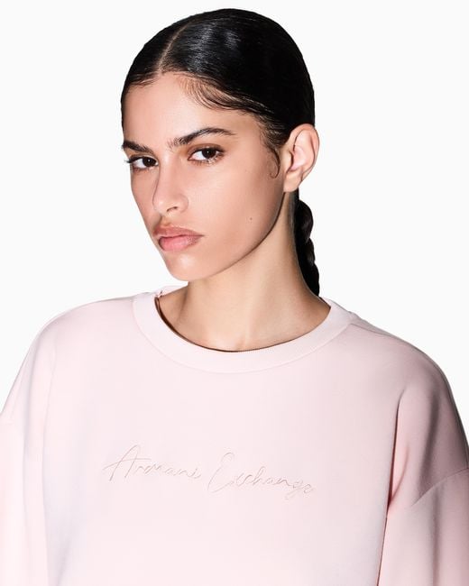 ARMANI EXCHANGE Pink Sweatshirt