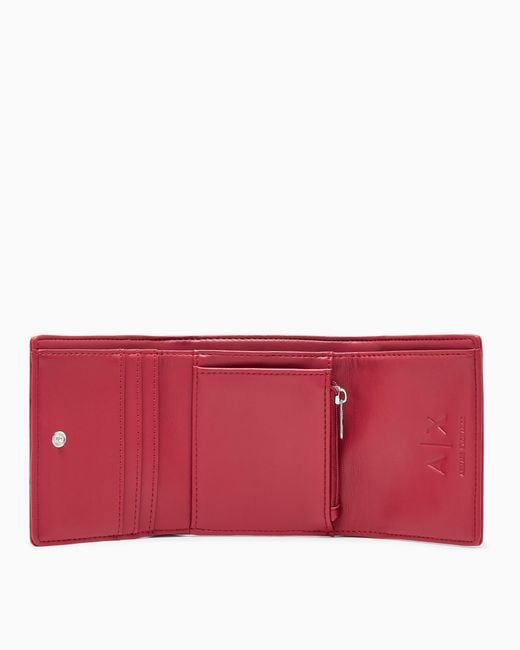 ARMANI EXCHANGE Red Wallet Mini
