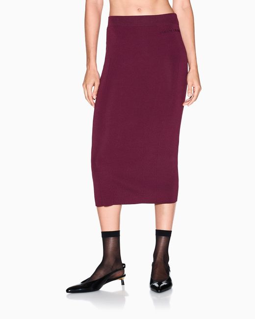 ARMANI EXCHANGE Purple Midi Skirts