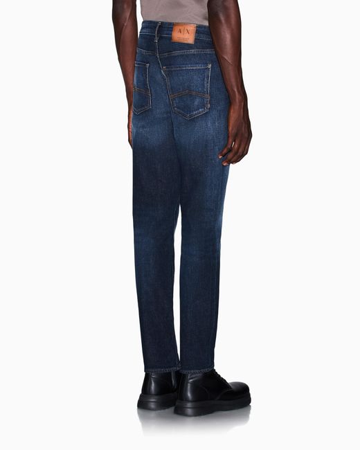 ARMANI EXCHANGE Blue Slim Fit 5 Pockets Pant for men