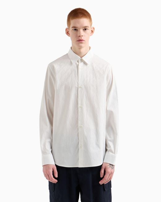 Camicia Regular Fit di ARMANI EXCHANGE in White da Uomo