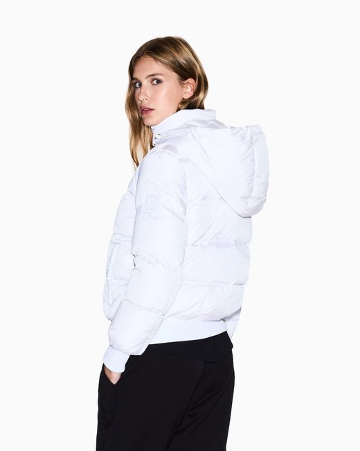 ARMANI EXCHANGE White Down Jacket