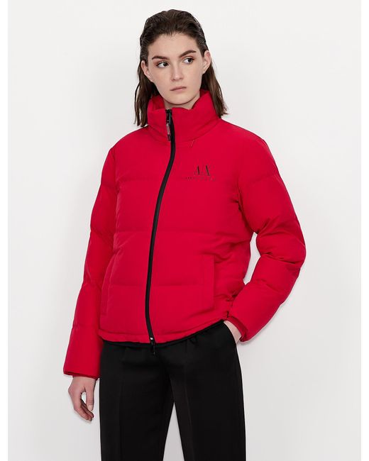 armani jacket red
