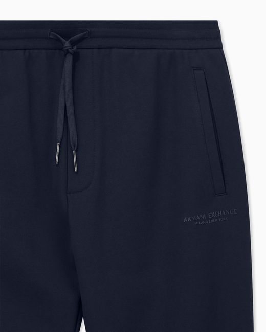 ARMANI EXCHANGE Blue Regular Fit Trousers for men