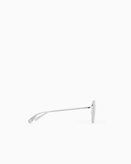 ARMANI EXCHANGE White Sunglasses