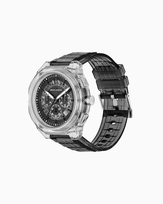 ARMANI EXCHANGE Grauer Chronograph in Multicolor für Herren