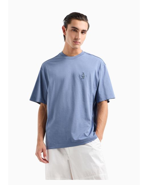 T-shirts Décontractés Armani Exchange pour homme en coloris Blue