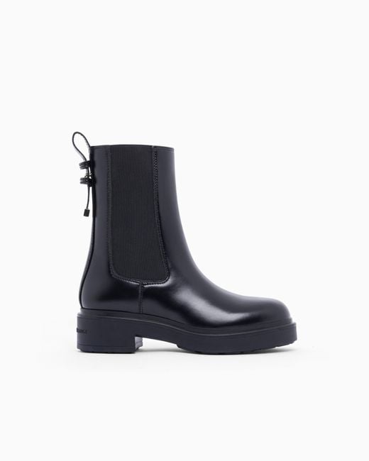 ARMANI EXCHANGE Blue Chelsea Boots