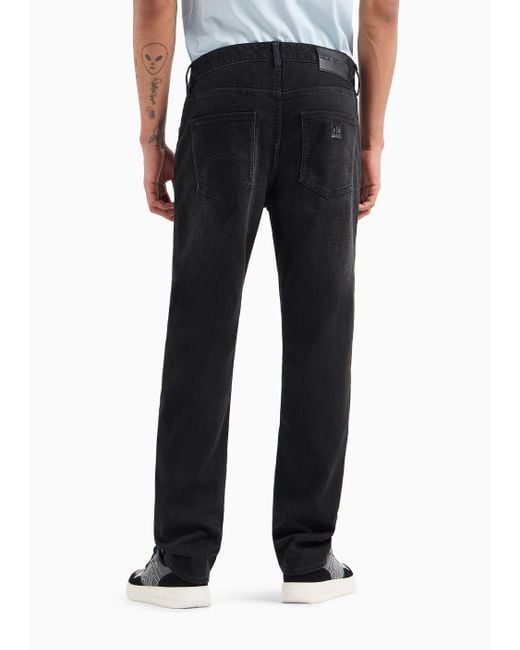 Jeans Slim di Armani Exchange in Black da Uomo