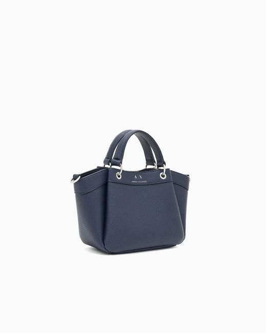 ARMANI EXCHANGE Blue Small Handbag With Degradè Shoulder Strap