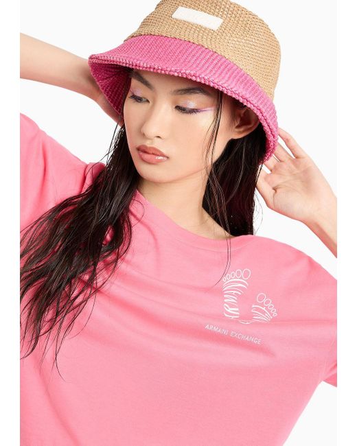 Cappelli Pescatore di Armani Exchange in Pink