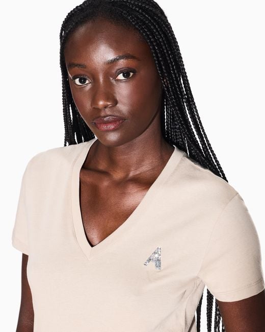 ARMANI EXCHANGE Natural Regular Fit T-Shirt