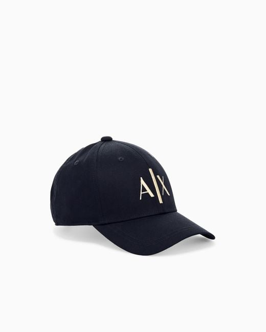 ARMANI EXCHANGE Blue Baseball Hat for men