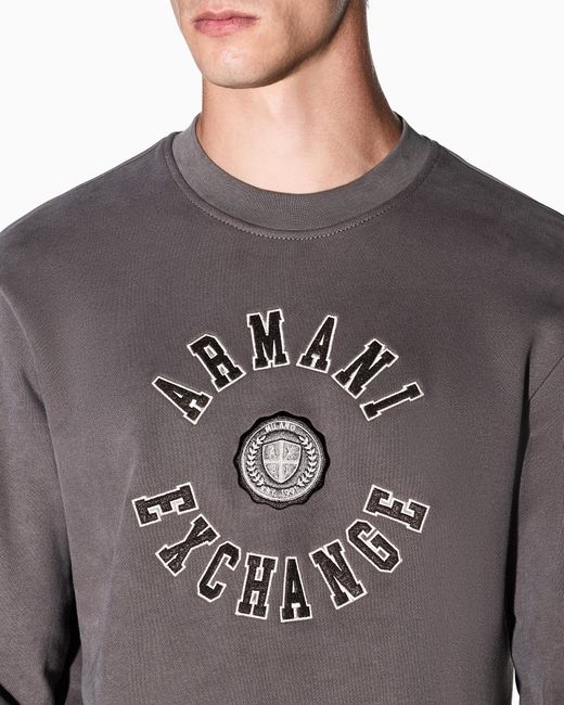 ARMANI EXCHANGE Gray Sweatshirt for men