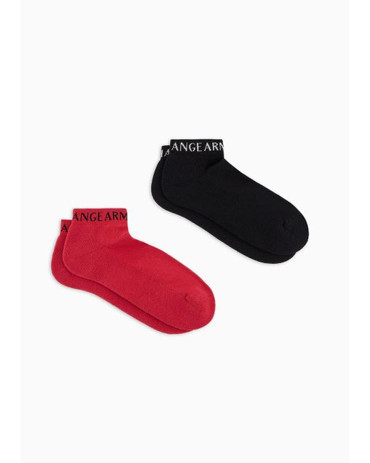 Armani Exchange Red Socks for men