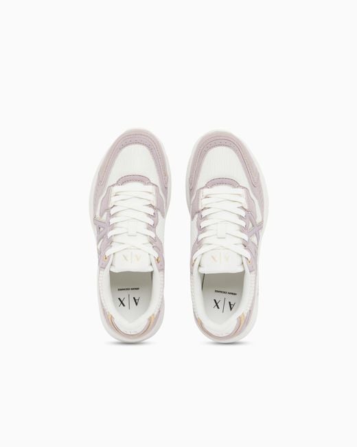 ARMANI EXCHANGE White Sneakers