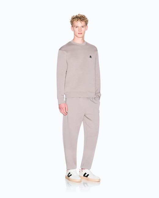 ARMANI EXCHANGE Pink Crewneck Sweatshirt With Logo for men